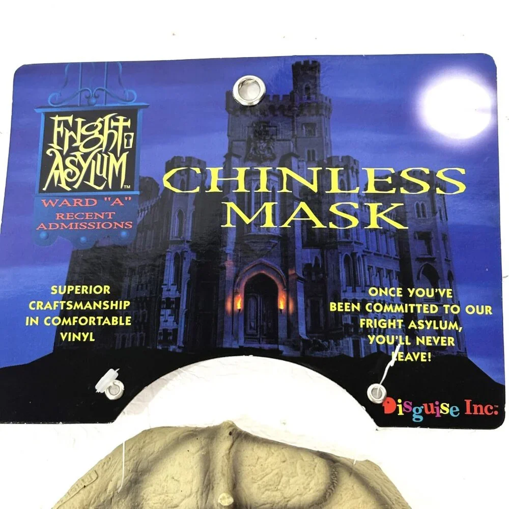 Disguise Fright Asylum Alien Halloween Monster Mask NOS – NWT